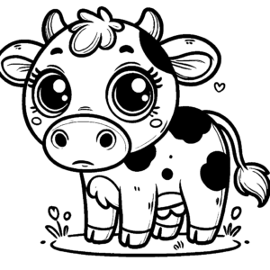 Dibujo de una vaca