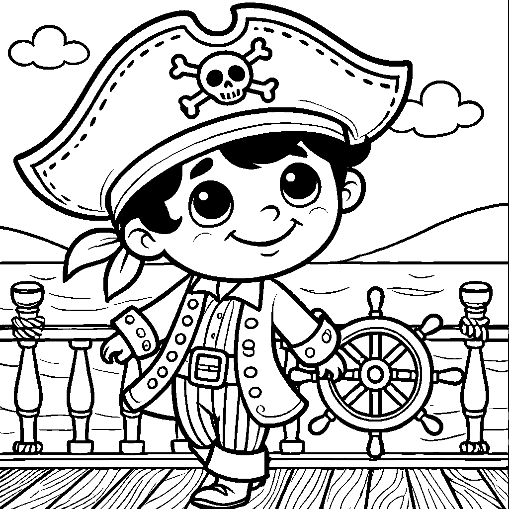 Pirata en el barco