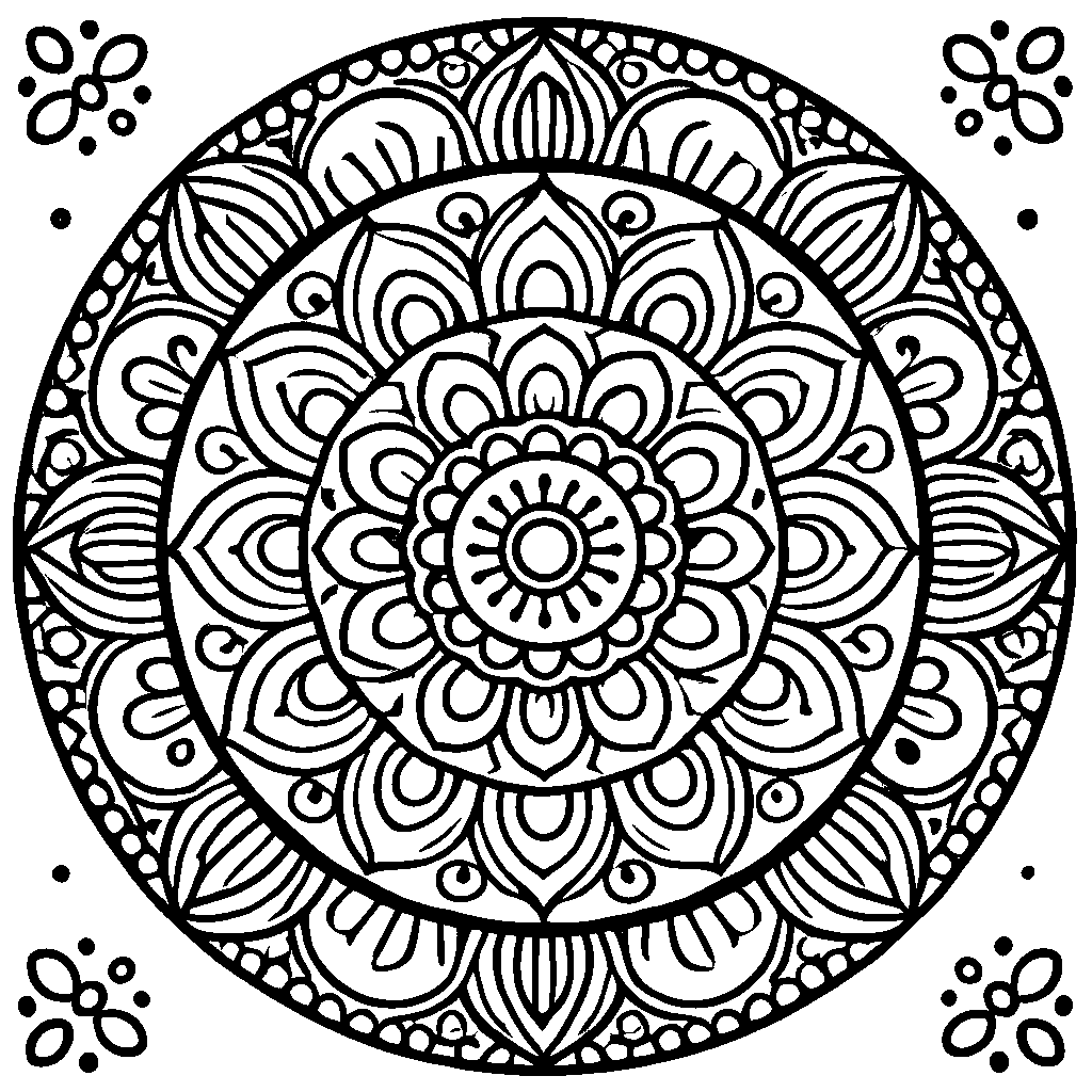 Mandala de círculos