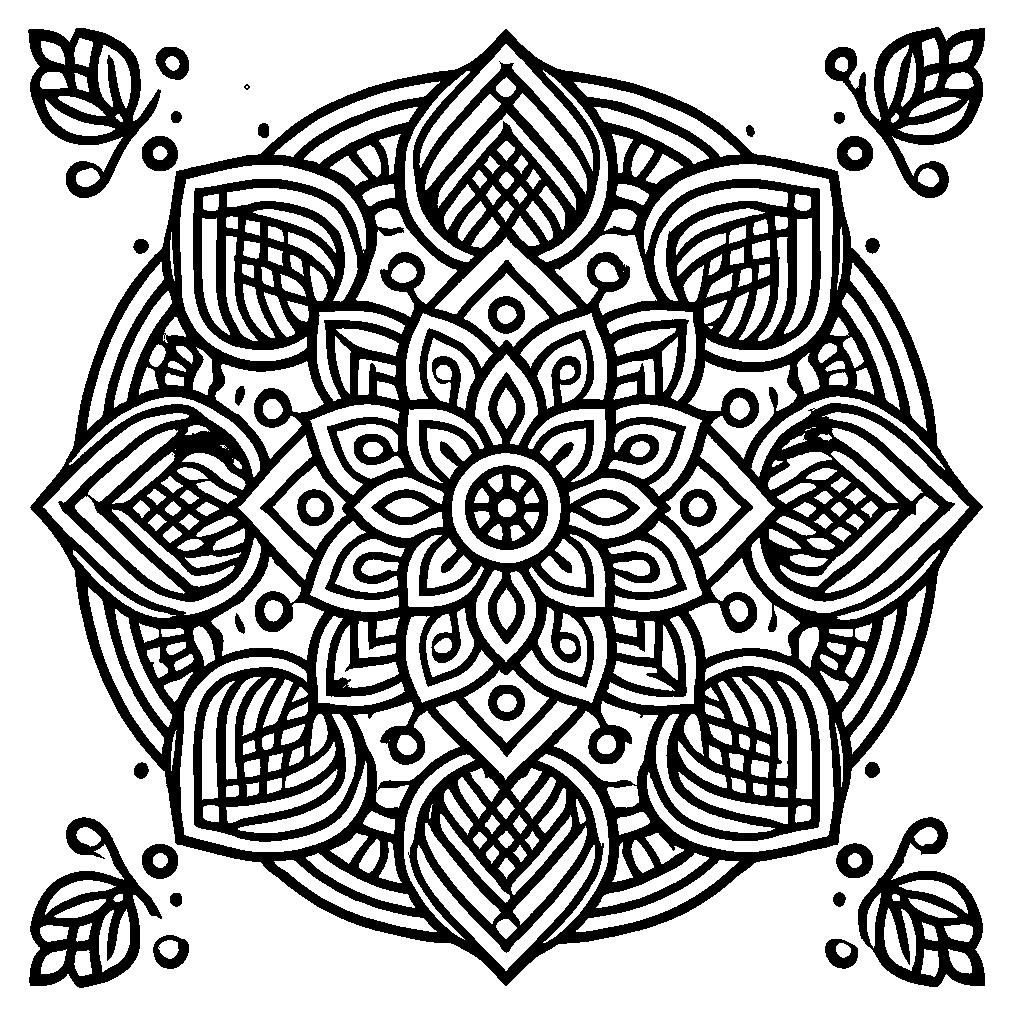 Mandala de diamantes